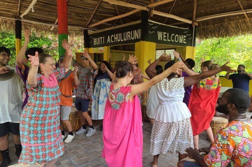 Authentic Garifuna Drumming and Dancing Class in Hopkins Belize 3