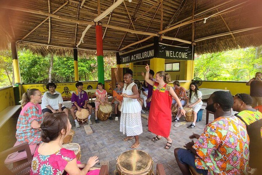 Authentic Garifuna Drumming and Dancing Class in Hopkins Belize 3