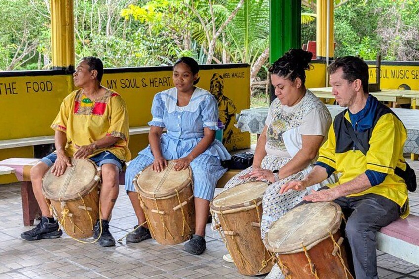 Authentic Garifuna Drumming and Dancing Class in Hopkins Belize 4