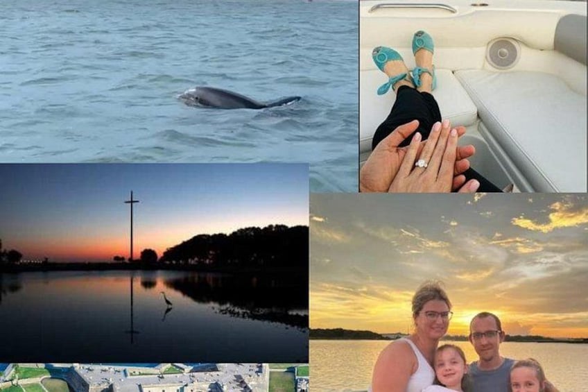 Historic St. Augustine Private boat tours, Dolphin tours, sunset tours 5