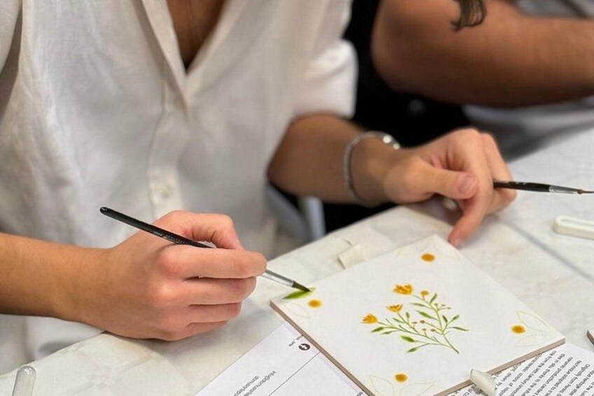 Porto: Tile Painting Workshop with Porto Wine (Sé do Porto) 5