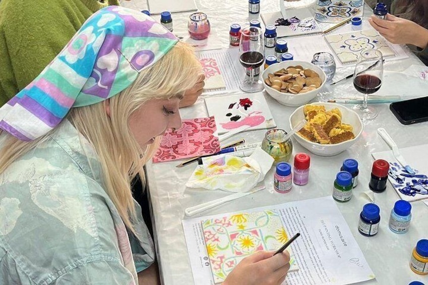 Porto: Tile Painting Workshop with Porto Wine (Sé do Porto) 2