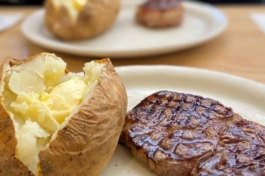 Texas steak and Baked potato 2