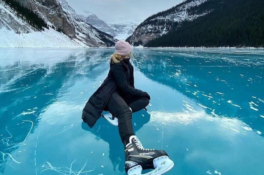 Ice Skating on Lake Louise 2