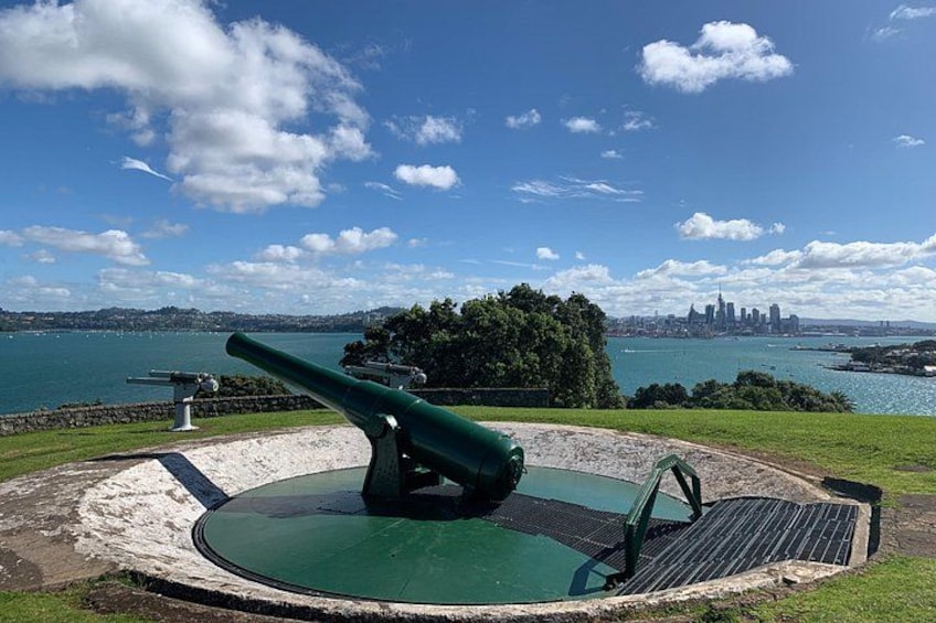 The Disappearing Gun at North Head 2