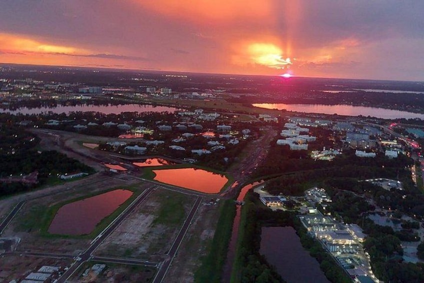 After-hours 23 Miles Private Helicopter Tour over Orlando Eye 2