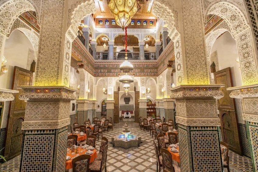 Fez Rooftop Sunset Tea & Dinner at Palais Traditionnel 3