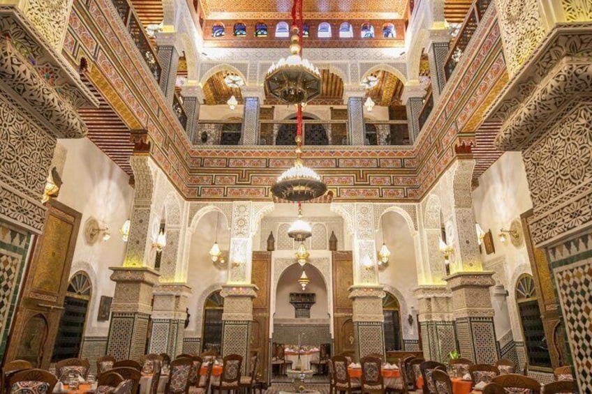 Fez Rooftop Sunset Tea & Dinner at Palais Traditionnel 2