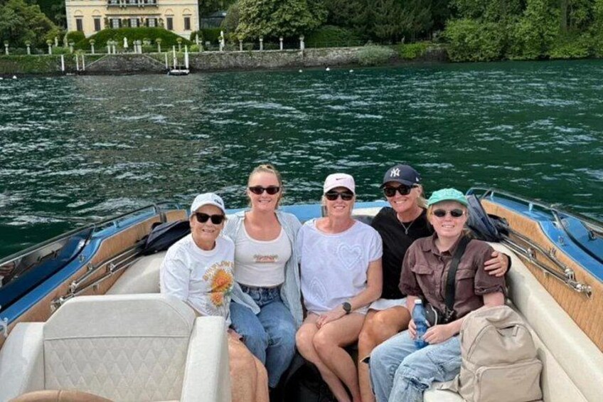 Full Day Private Lake Como Speedboat Tour with drinks & Swimming 4