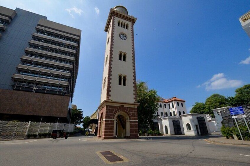 This is the only clock tower in the world with a light house in the middle of a capital city which works even up to date 2