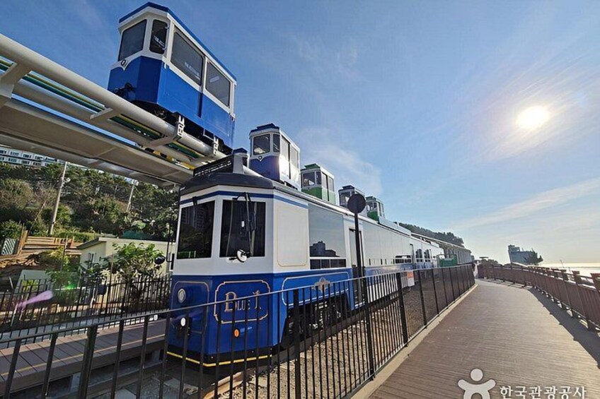 Beach Train, Gamcheon Village and Oryukdo Skywalk from Busan 2