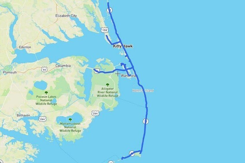 Self-Guided Audio Driving Tour in Outer Banks 2