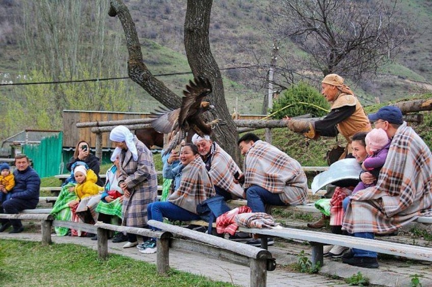 Big Almaty Lake & Alma-Arasan Gorge Tour + Birds of Prey Show 4