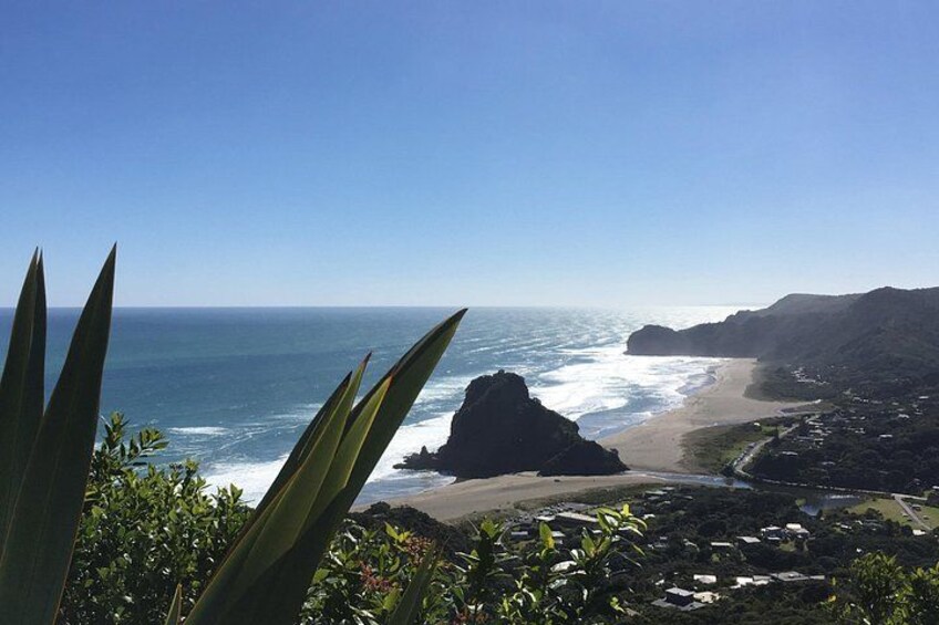 View of Piha Beach and Lion Rock 1