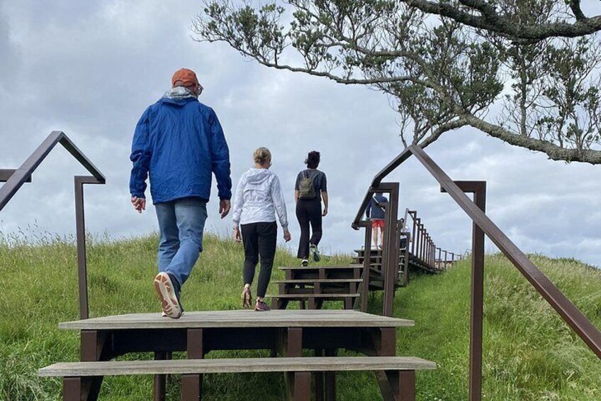 The path around Mt Eden crater 3