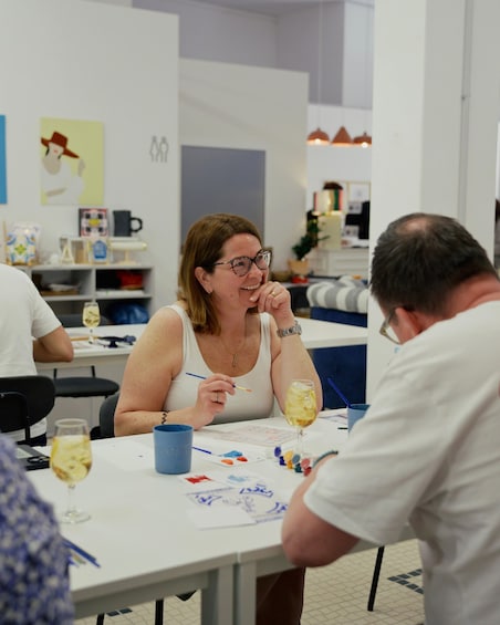 Picture 45 for Activity Porto: Tile Painting and Cocktails in Downtown Porto 2