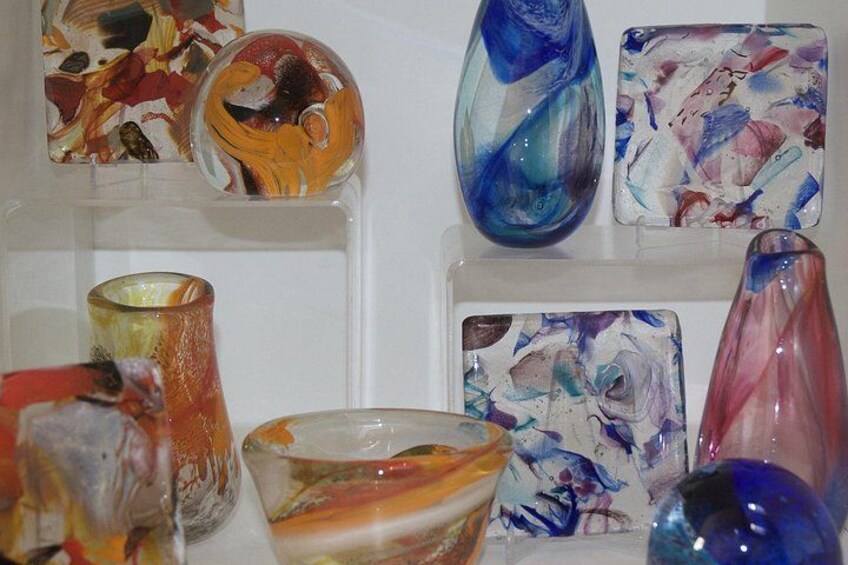 Glass blowing in Prague 4