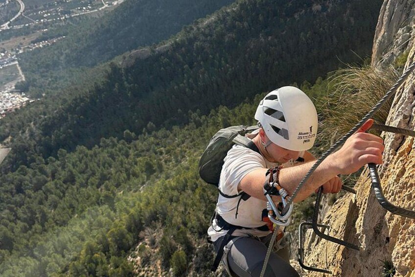 Half-Day Climbing Experience on Via Ferrata del Ponoig 2