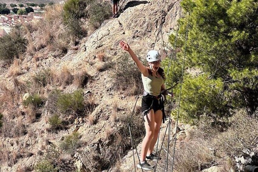 3-hour experience on the Redován K2 Family Via Ferrata 2
