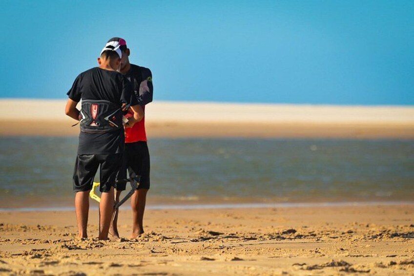 Kitesurfing lessons in the Parnaíba River Delta 1
