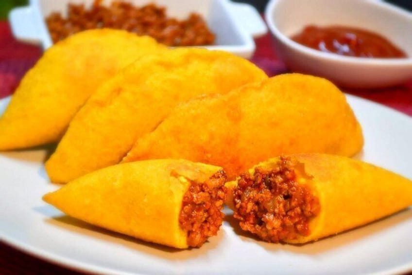 Food, culture, and viewpoints — the perfect Medellín city experience - Empanadas!! 3