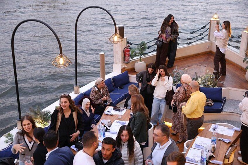 Sunset and Night Open Air Nile Cruise in Cairo and Giza 4
