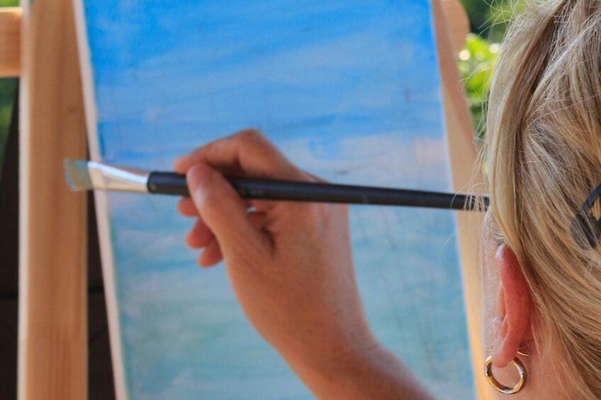 Private Experience Painting and Gastronomy in Denia Sea Sunset 2