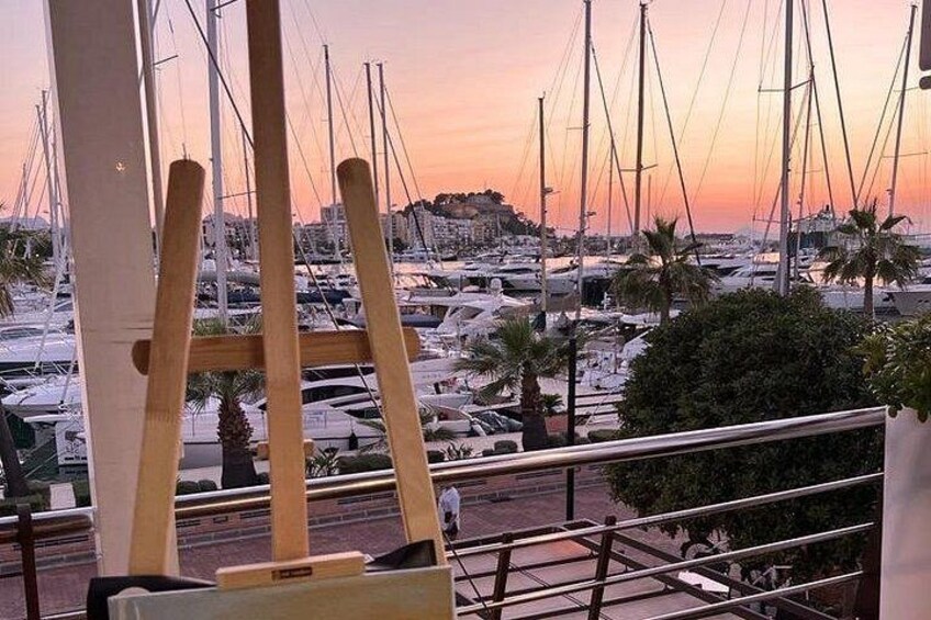 Private Experience Painting and Gastronomy in Denia Sea Sunset 5
