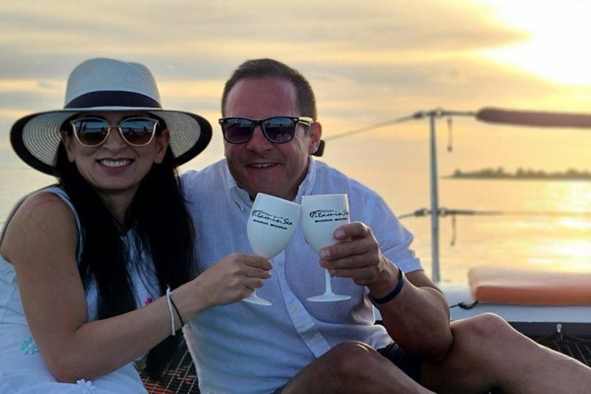 Chilled drinks at sunset 3