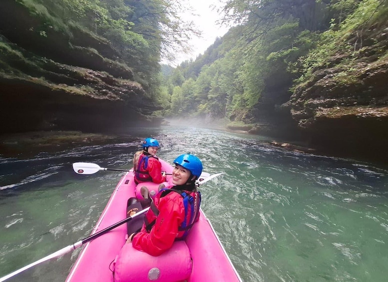 Picture 1 for Activity 2h fr Vienna: Alpine River "Family Kayaking Adventure" 4