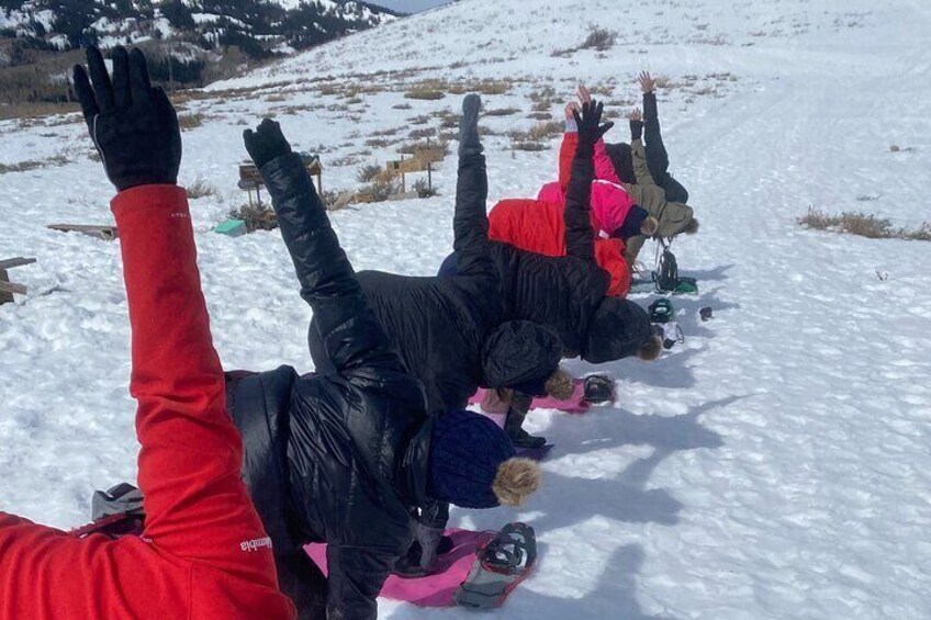 Snowga - Snowshoe and Yoga in Park City's Winter Wonderland