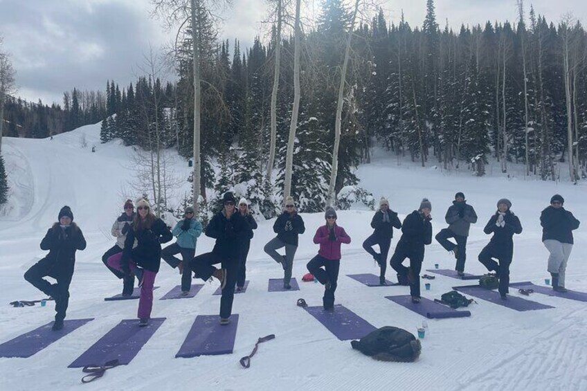 Snowga - Snowshoe and Yoga in Park City's Winter Wonderland