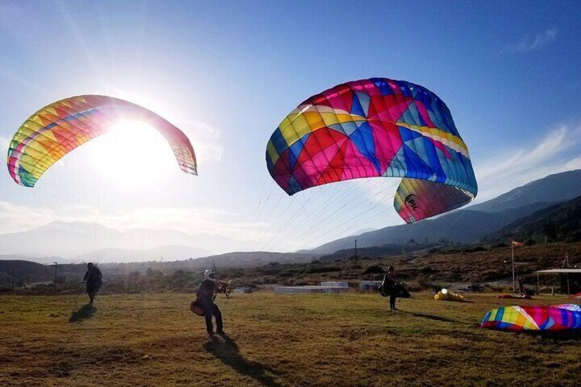 Paragliding Tandem Flight in San Bernardino California 