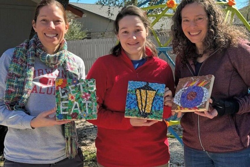 Mosaic Workshop in Leander Texas 5