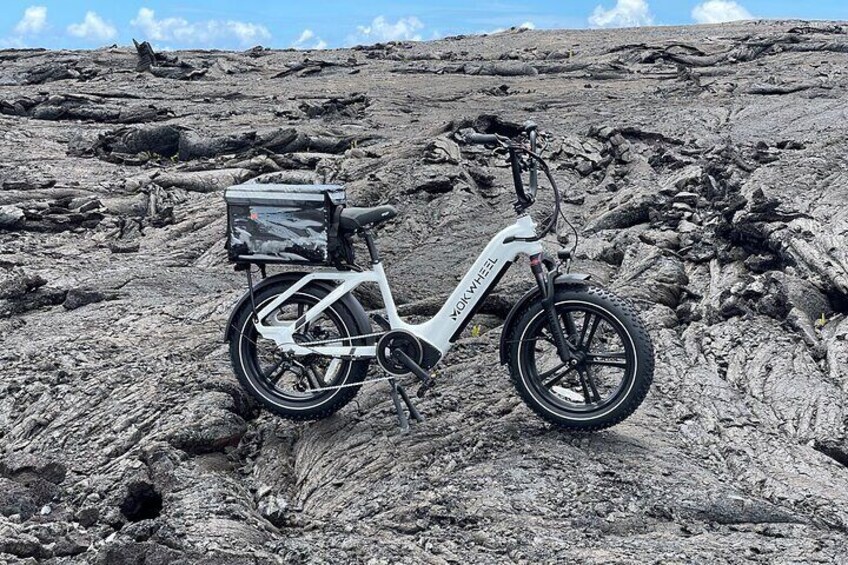  "Bespoke" Private E-Bike Tour Volcano and Waterfalls 