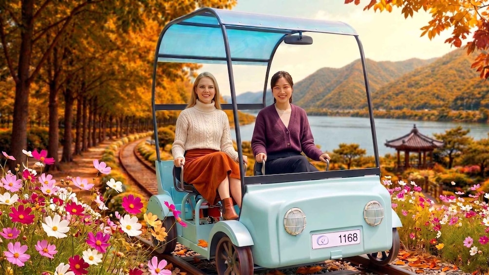 From Seoul: Nami Island, K-Garden and Rail Bike Tour 1