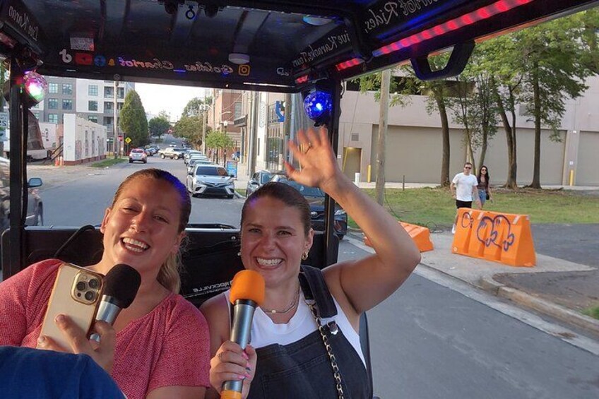 Live Karaoke Ride in Uptown and SouthEnd of Charlotte, NC 3