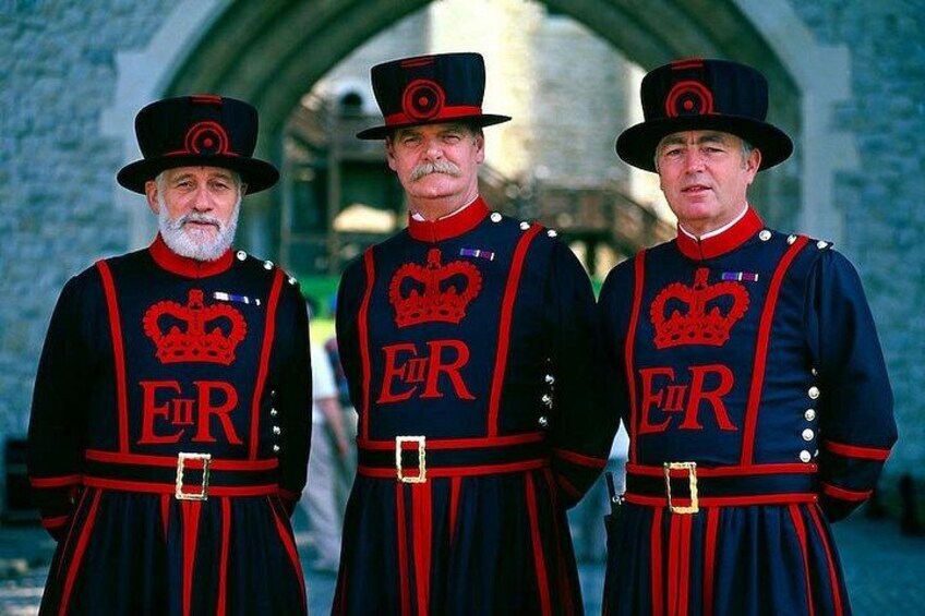 Beefeaters at Tower of London, London EC3N 4AB, UK 1