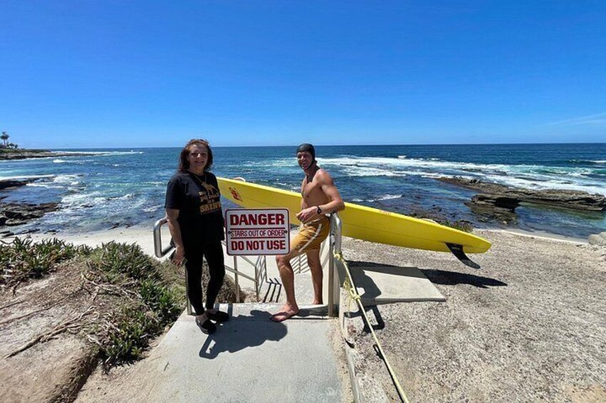 La Jolla lifeguard, heading to catch some waves! 3