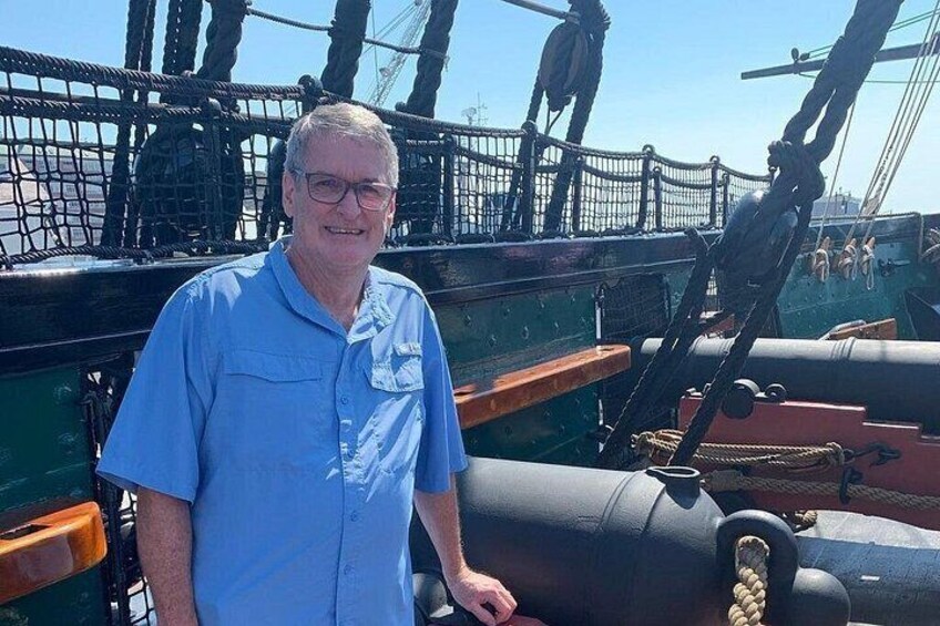 44 Cannons and 450 sailors fought for our freedom. 2