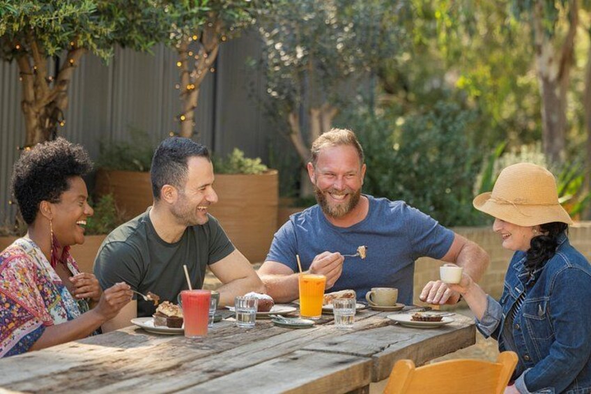 Morning tea at Bloom Cafe where your tour starts 2
