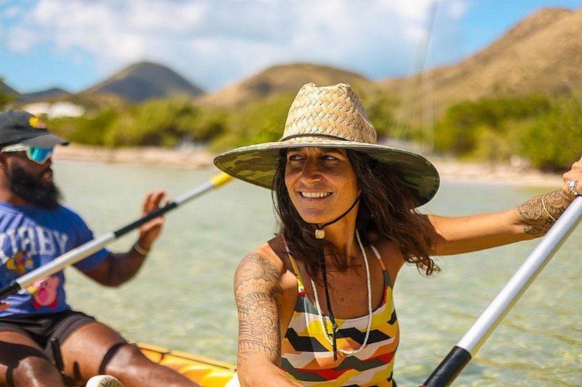Pinel Island Adventure Tandem Kayak Experience 2