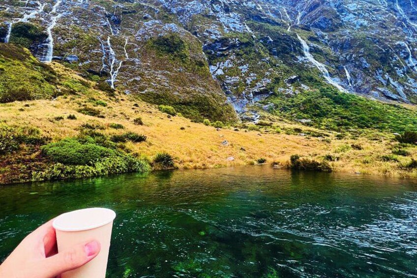 Drink from a waterfall 4