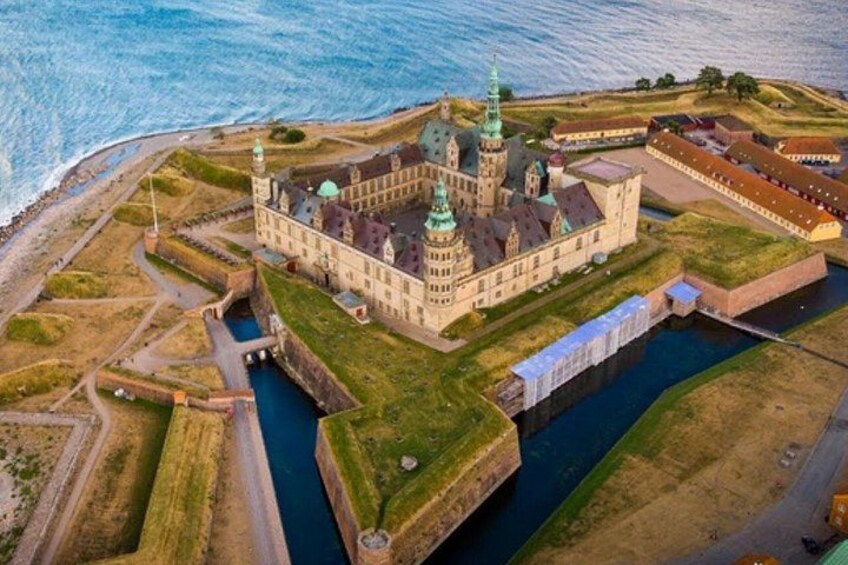 Kronborg Castle from above 2