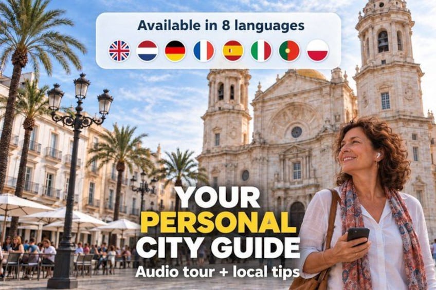 Cadiz: City Walk with Audio Guide in 7 Languages on your Phone 1