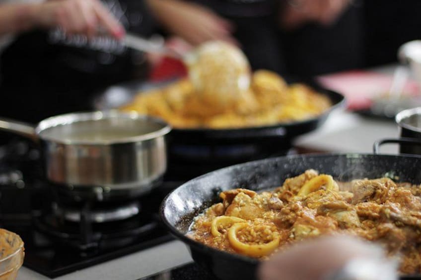 Paella Cooking Classes in Malaga spain food sherpa 2