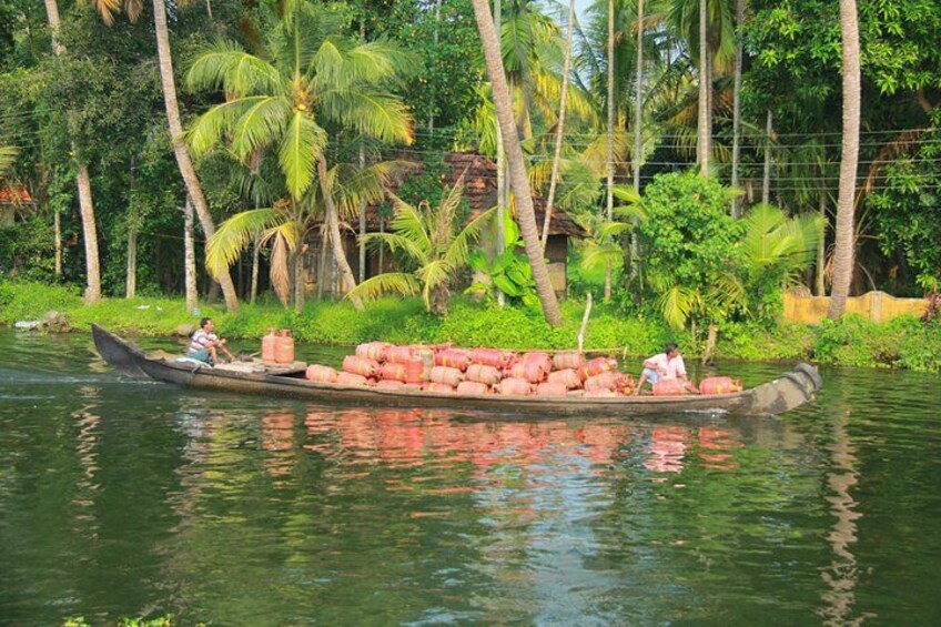 Aleppey House Boat Cruise, Cochin Excursions from Cruise Terminal 4