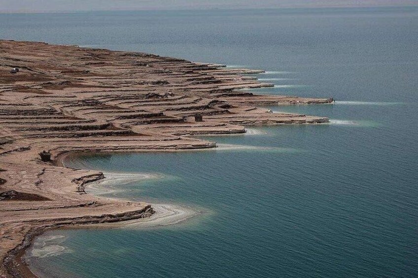Salt beach at dead sea 4