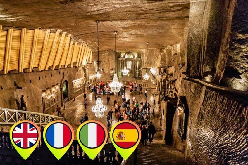 Wieliczka Salt Mine Guided Tour + Ticket & Transfer from Krakow 1