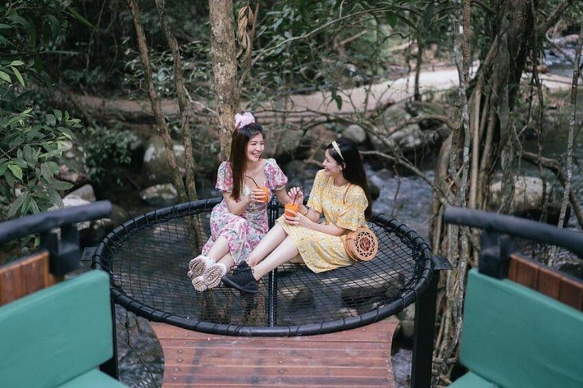 Vientiane Tree Top & Waterfall Excursion 2